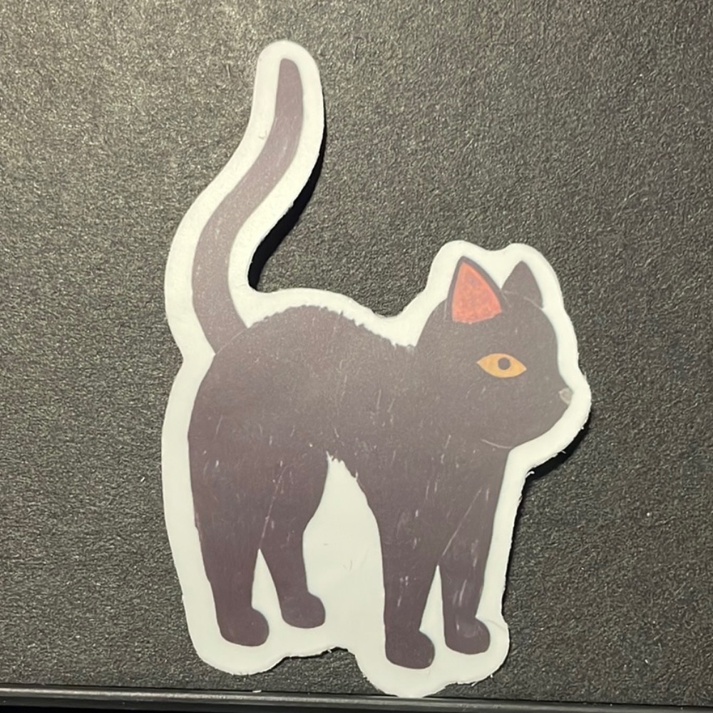 BLACK CAT STICKER